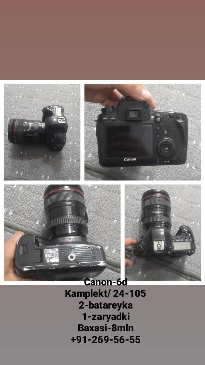 Canon 6d obyektiv 24-105