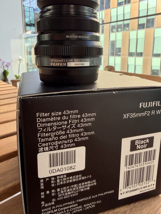 Fufinon Fujifilm 35mm f2 R WR