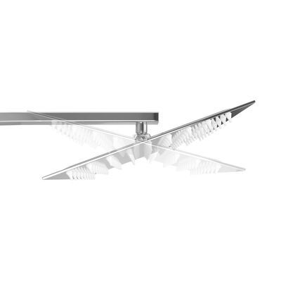 Set de duş cu două capete, cu termostat, oțel inoxidabil