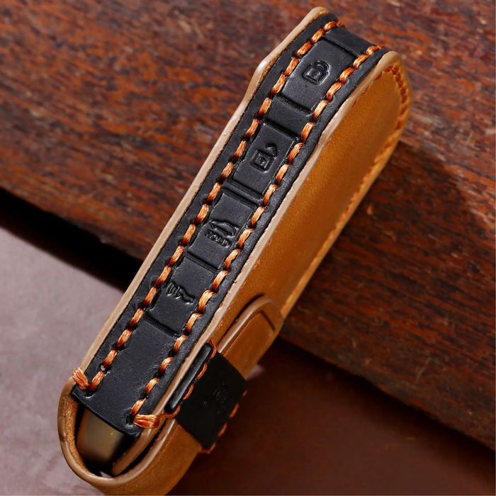 Кожен калъф за ключ Kia Sorento Sportage MQ4 Kawa K7