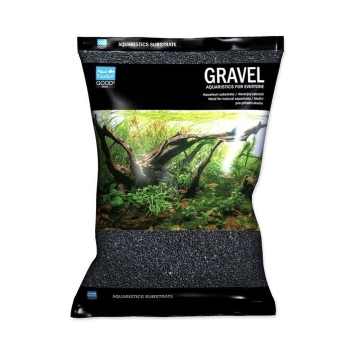 Substrat acvariu pietris negru