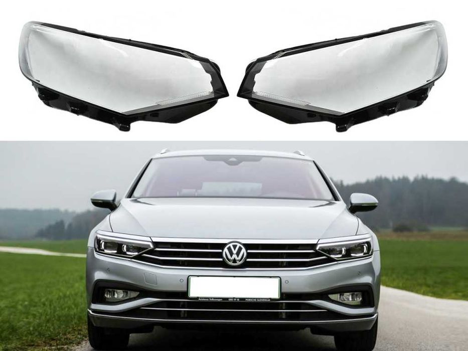 Комплект стъкла за фарове на VW Passat B8 / Passat B8 Facelift