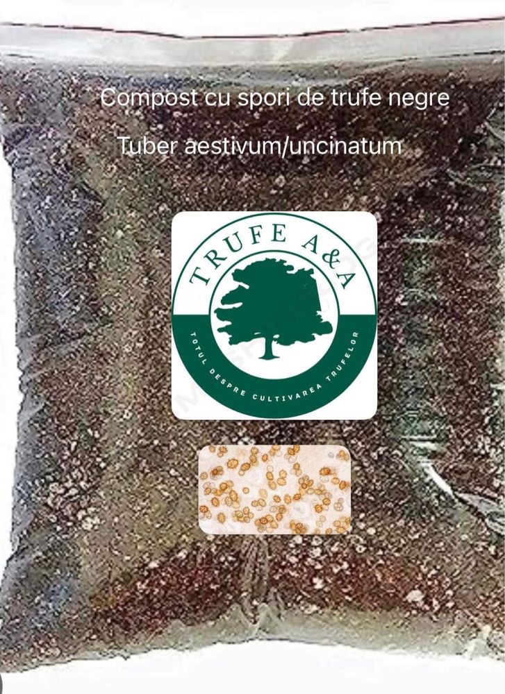 Compost cu spori de trufe negre