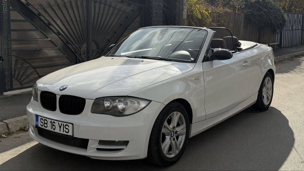 BMW 120 Cabrio Electric 2.0 i 163 CP 2009 Facelift Alb Perlat