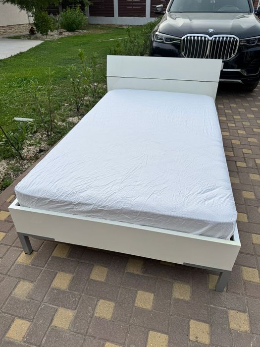 Pat copii ikea plus saltea Dormeo 120/200