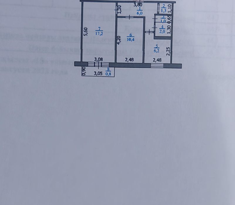 Продам 2х ком квартиру р-н Юбиляр,