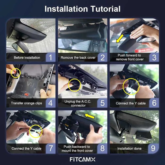 Видеорегистратор Dash cam за Тойота Корола Крос