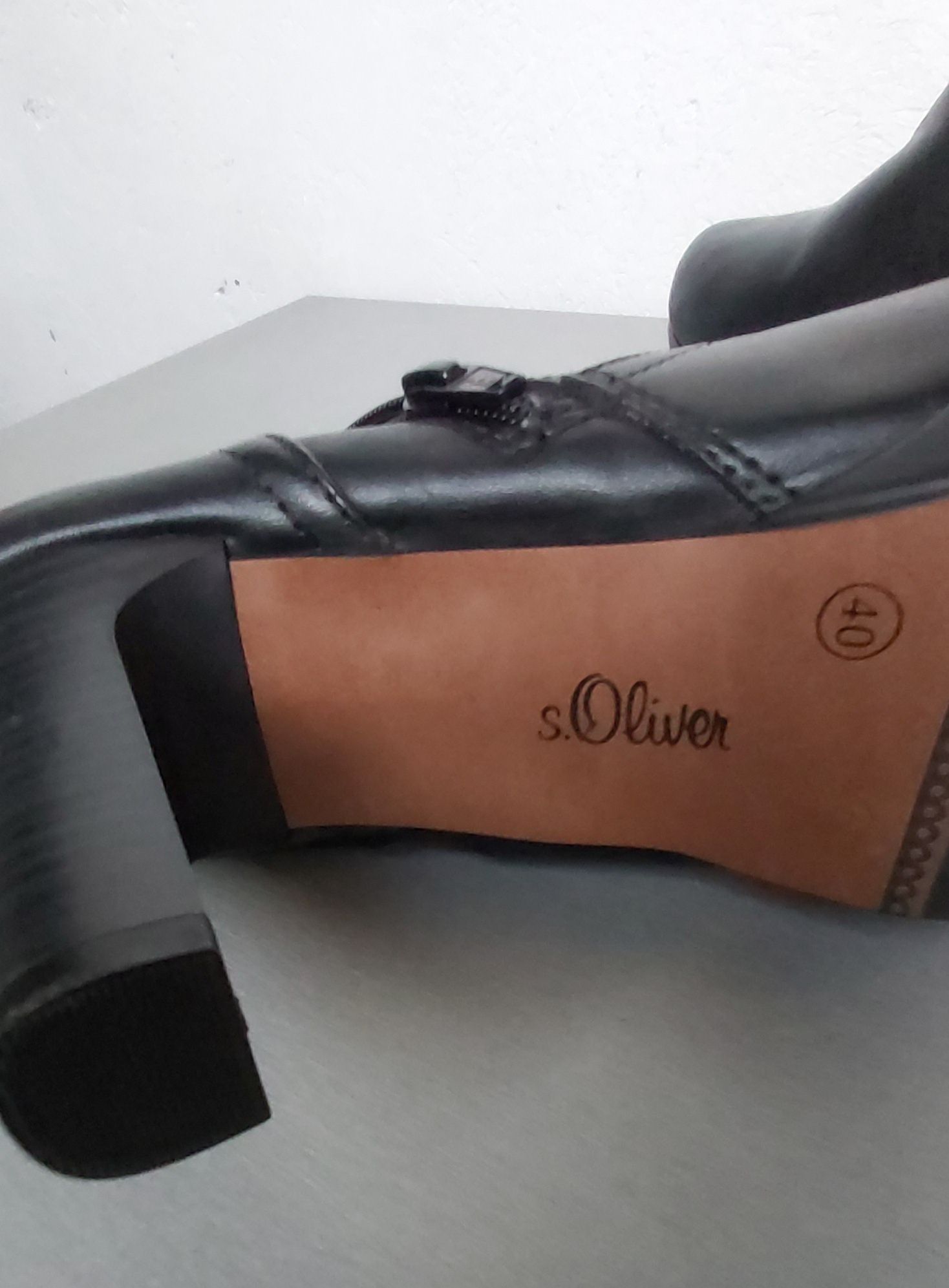 Botine piele s Oliver