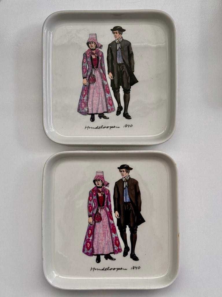 Villeroy&Boch Burgherdragt 6бр. десертни квадратни чинийки