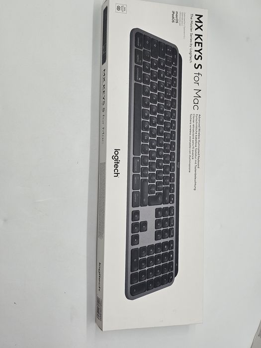 Tastatura Wireless pentru Mac LOGITECH MX KEYS S, Layout germany