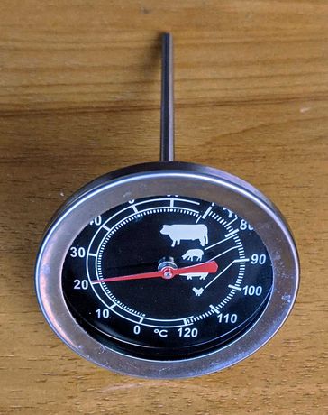 Termometru pentru cuptor, metalic, 0 - 120 ° C - Transport Inclus!