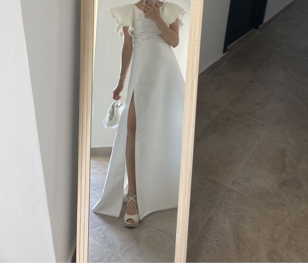 Rochie de mireasa - matase de mikado