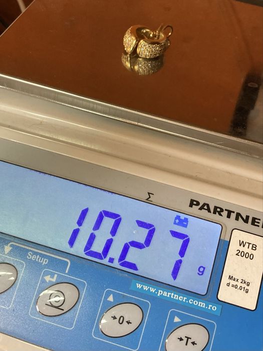 Cercei aur 18kt.cu diamante 1.00ct