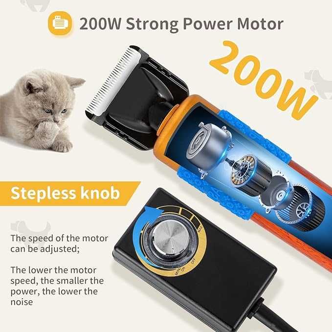 Професионална машинка за подстригване на кучета Cgoldenwall  200W