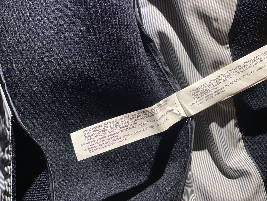 Мъжко спортно сако ZARA - размер М - тъмносиньо - като ново