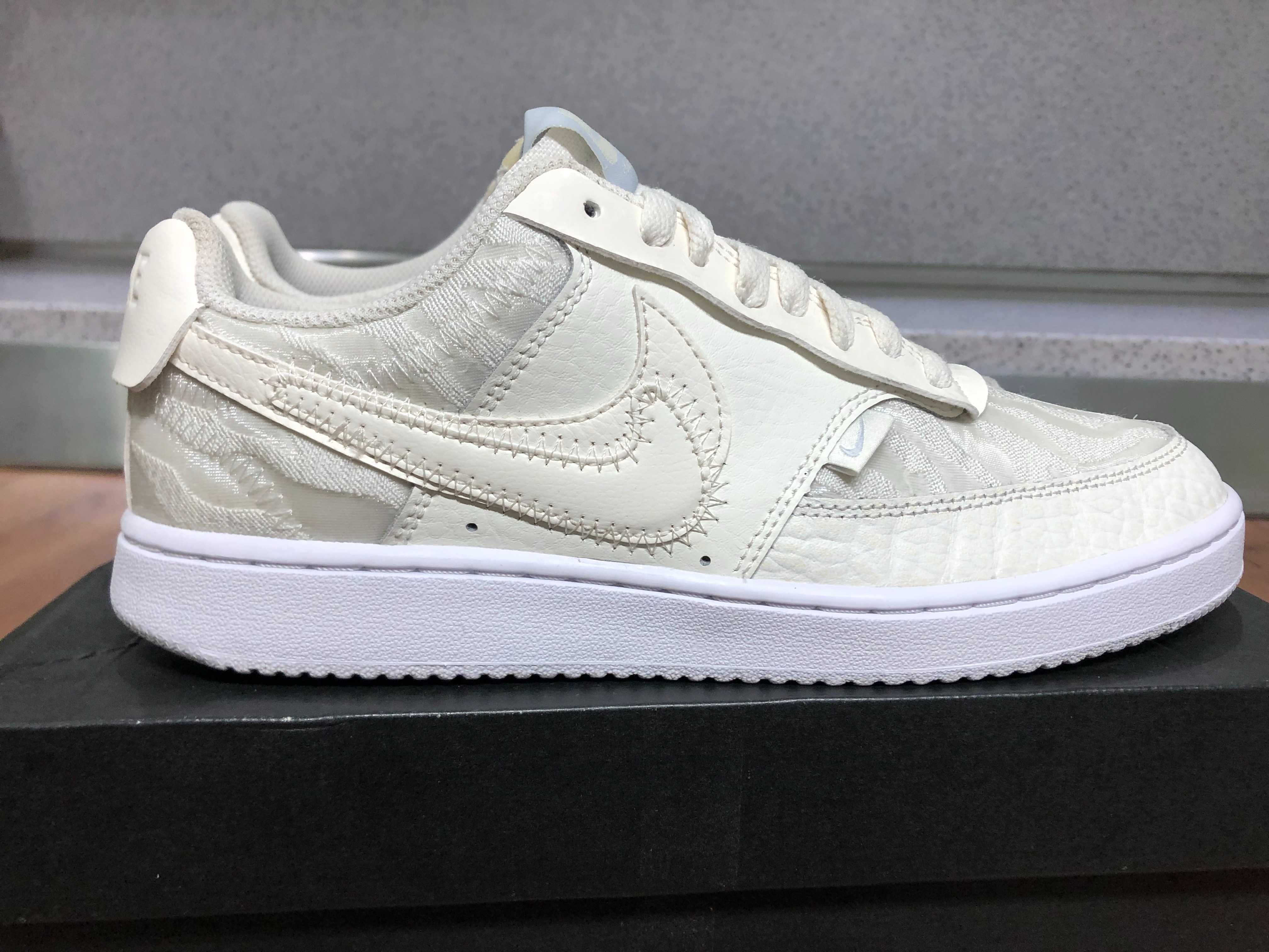 ОРИГИНАЛНИ *** Nike Court Vision Lo Prm /Sail/White/Aura