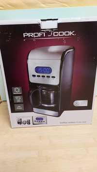 Aparat de cafea Profi Cook NOU cu filtru, 1000 W, 1.5 l, 14 cesti