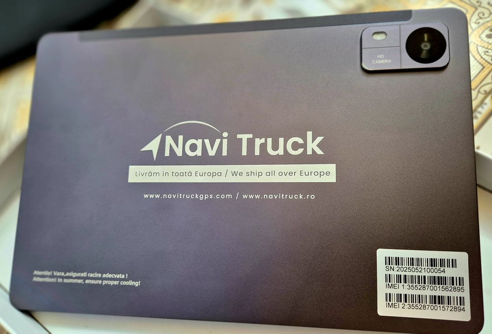 Tableta GPS NaviTruck 2025 10 inch, Android 13, Opt-nuclee, 12GB RAM