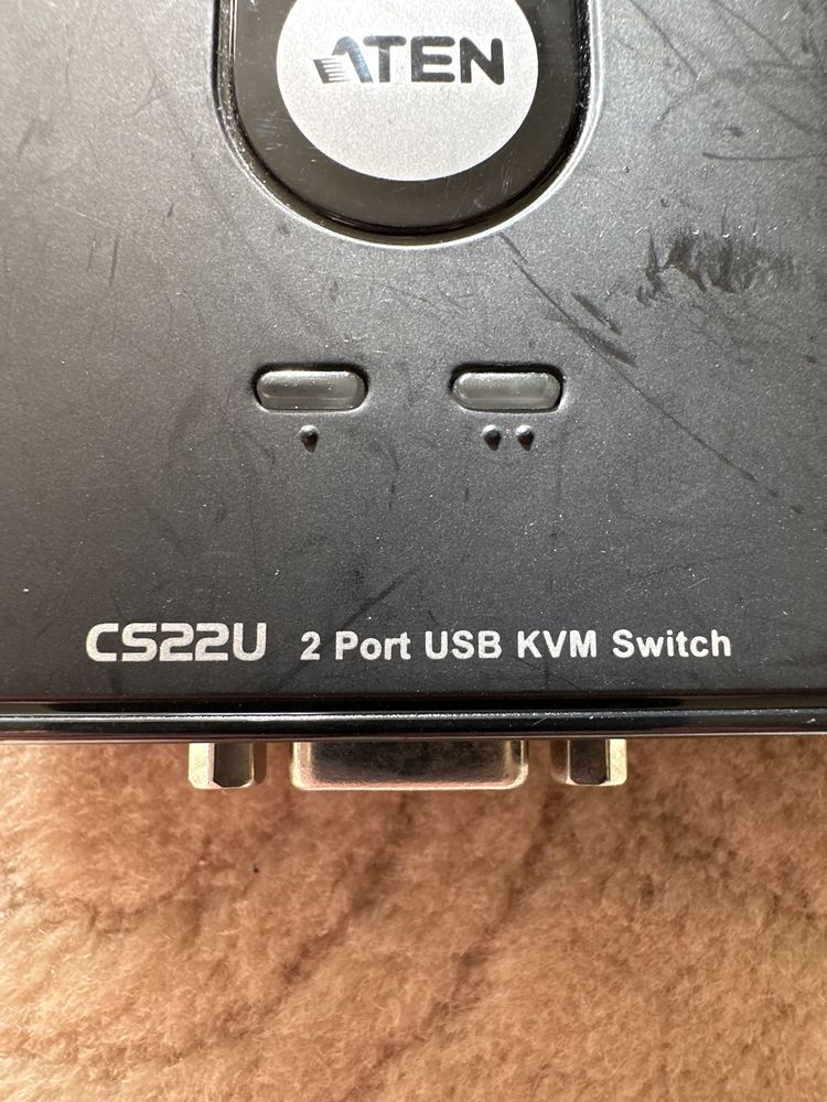 ATEN 2 port USB KVM switch CS22U