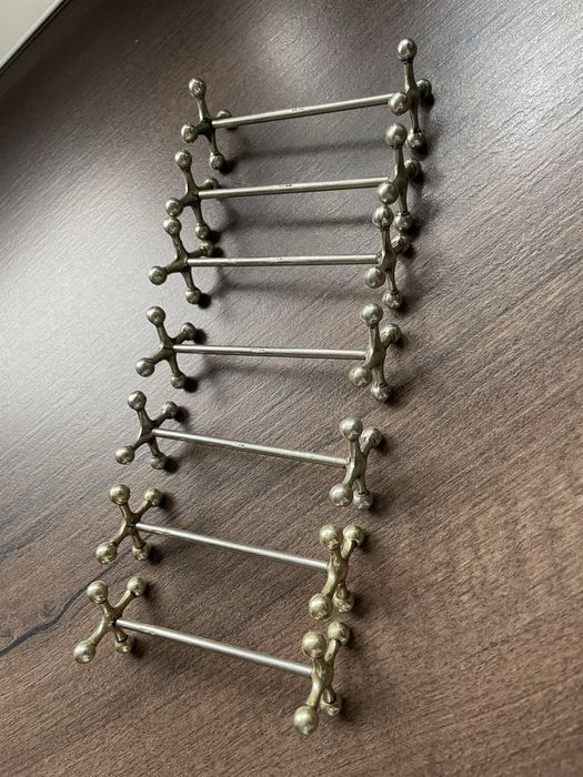 Set suporturi tacamuri perioda interbelica marcaj Berndorf