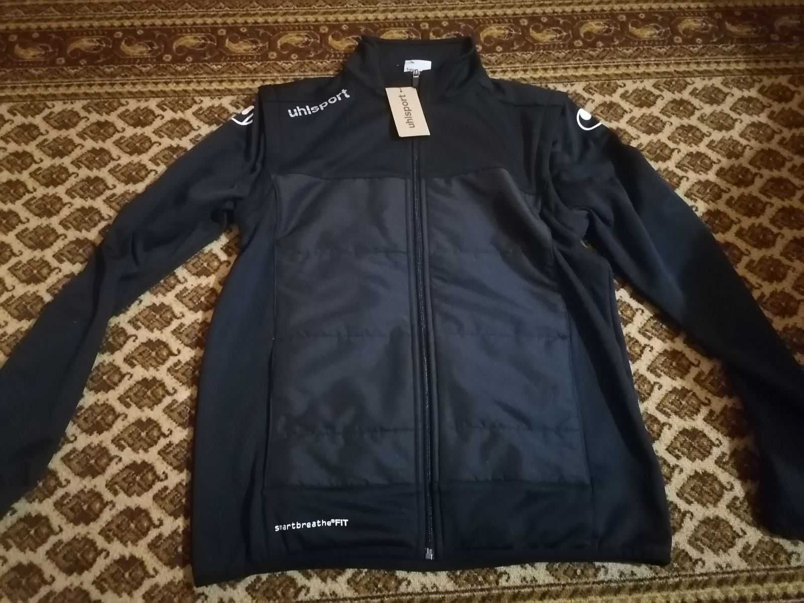 Яке Uhlsport Essential Multi с премахващи се ръкави - Черно/Бяло -ново