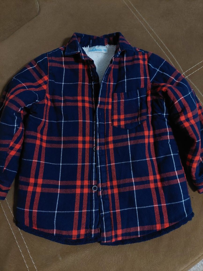 Лот дрешки за момче 92-98 блузки дънки яке