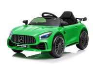 Masinuta electrica pentru copii 1-3 ani cu roti moi Mercedes GTR Verde