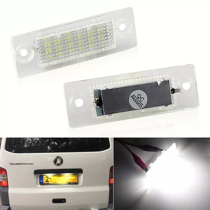 Becuri lampi led numar Vw Touran Caddy Passat B5 B6 Golf Plus Jetta T5