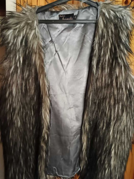 Дамски елек с косъм