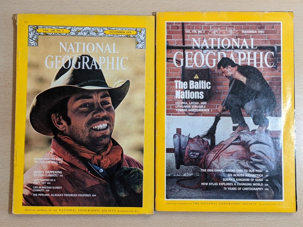 Revista National Geographic engleză 1990