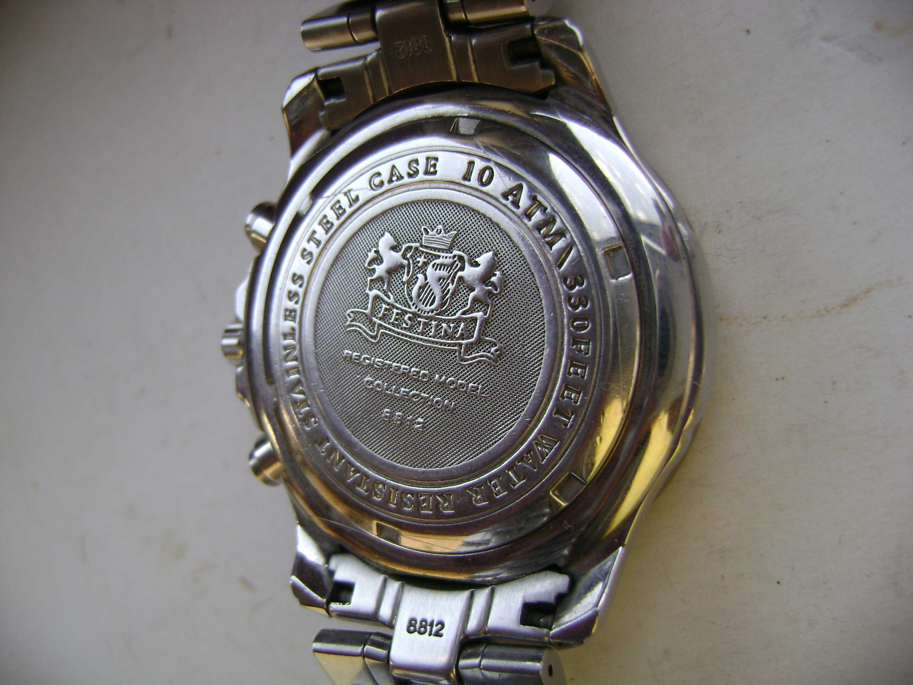 Продавам мъжки часовник FESTINA Chronograph