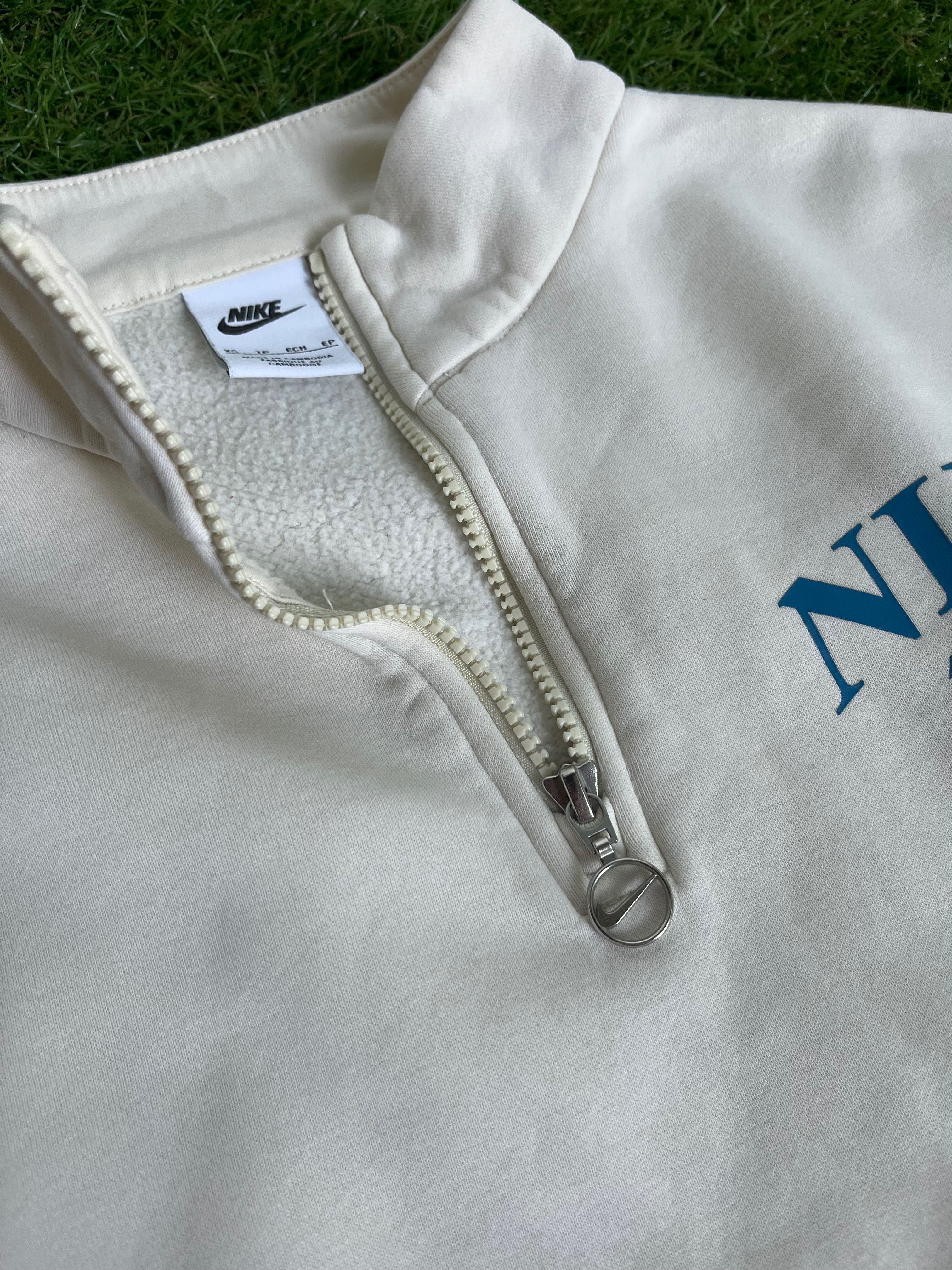 Дамски екип : Nike Essential Retro Fleece Quarter Zip Tracksuit XS
