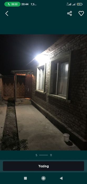 Дача сотилада 6-сотих . 3-хона. Метрогача автобус маршрутклар бор