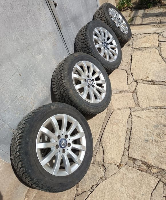 Джанти със зимни гуми за mercedes