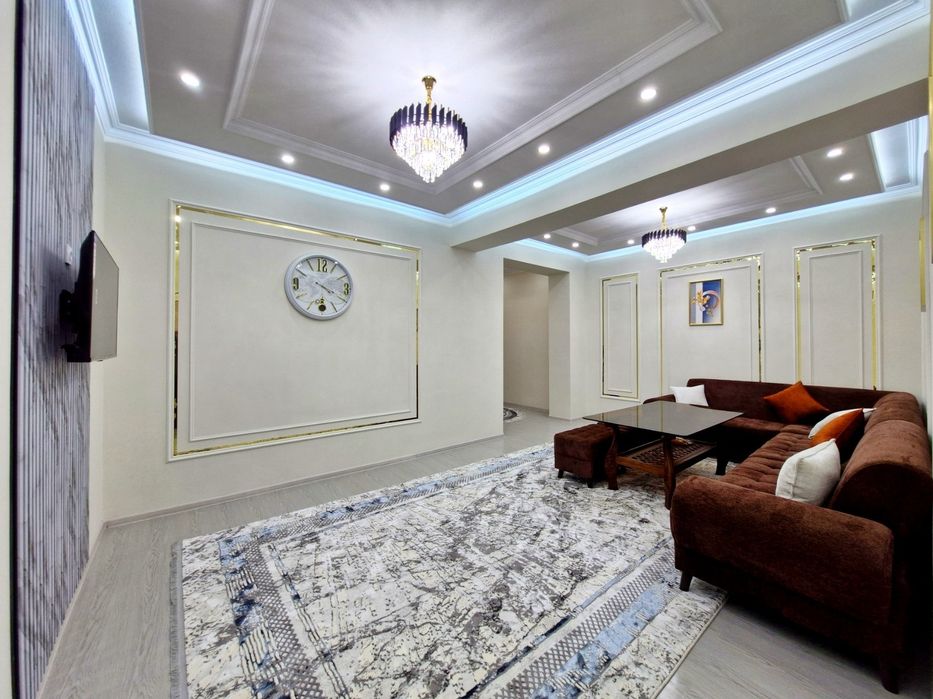 3х комнатная 90м² на 4 этаже в Новостройке с Лифтом Рудакий