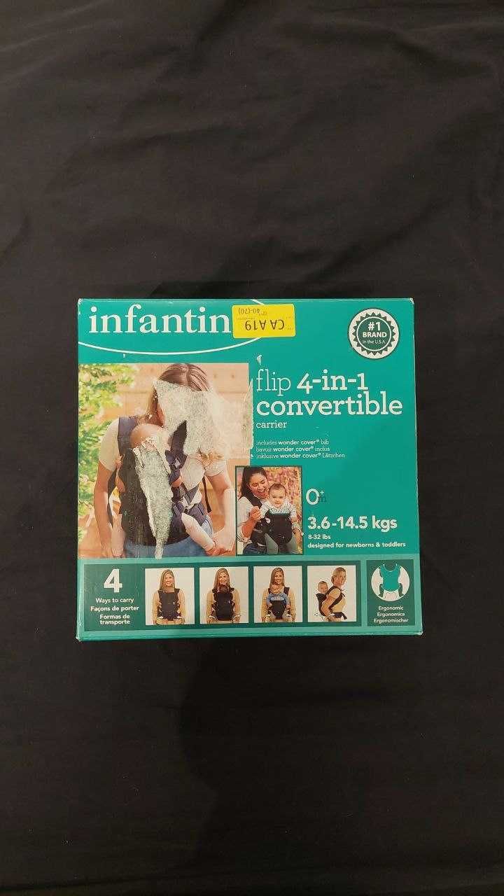 Marsupiu ergonomic 4 pozitii Infantino Flip  3,6-14,5 kg