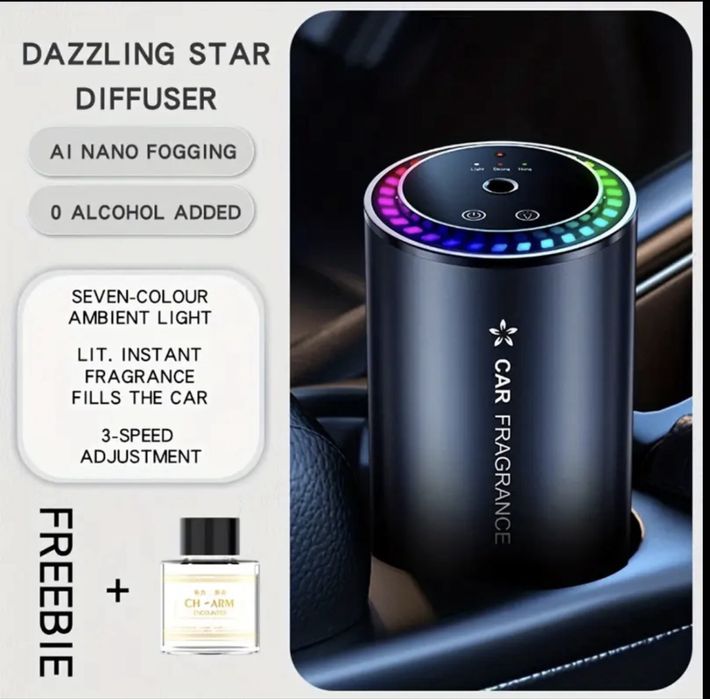 Odorizant auto, difuzor aromat, 5 moduri de pulverizare