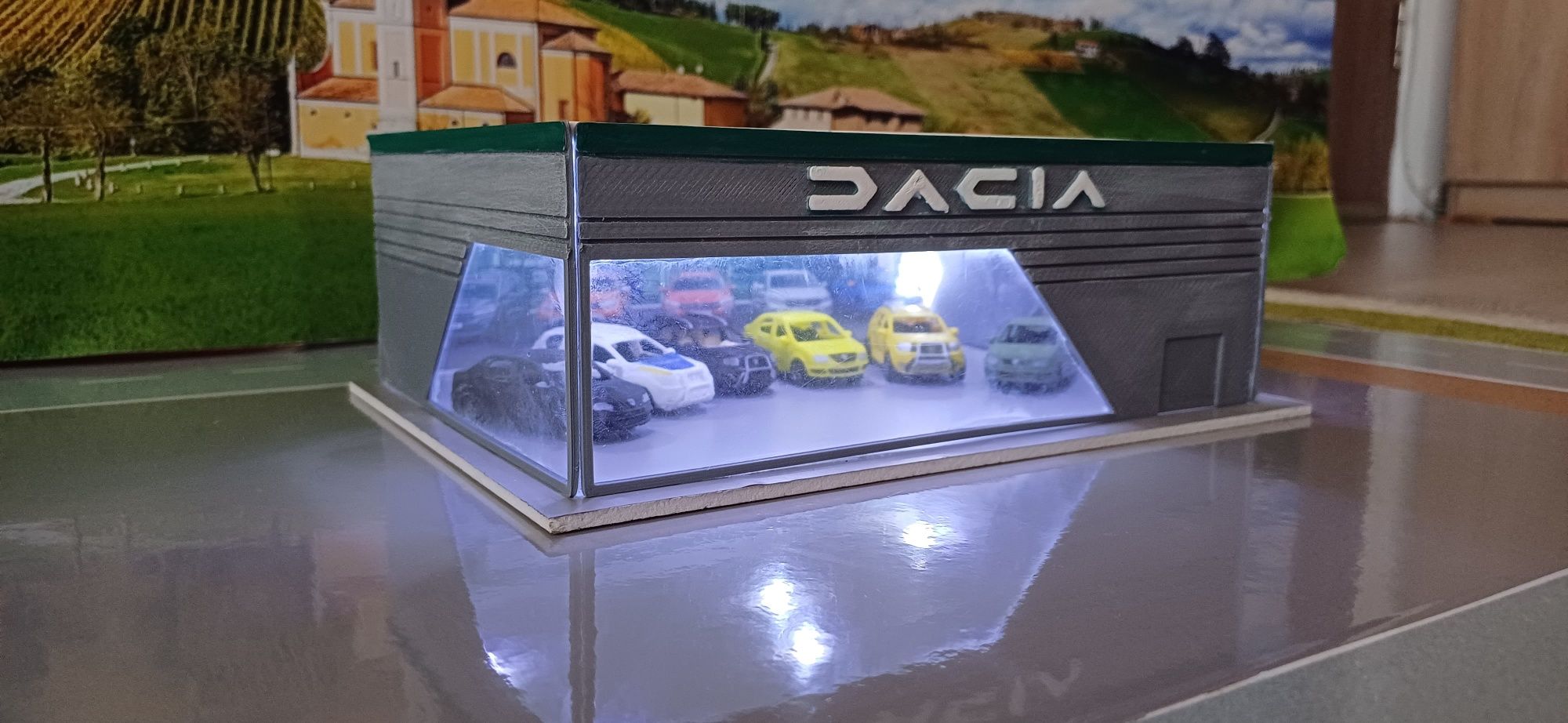 Macheta reprezentanta Dacia scara 1.87