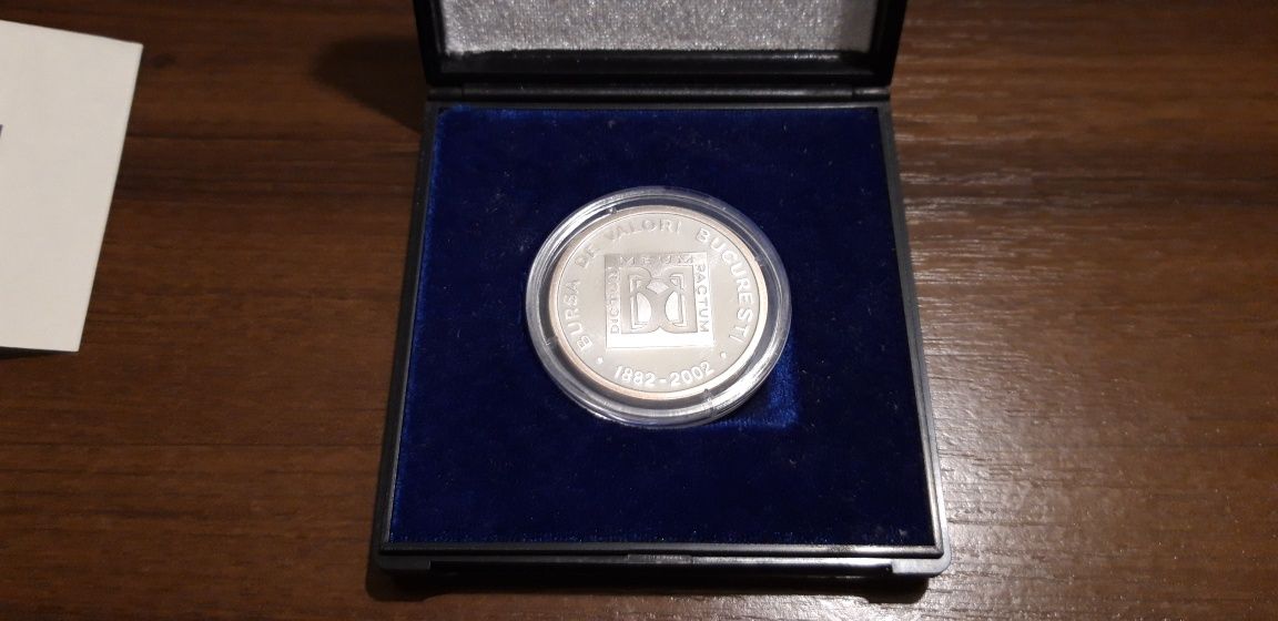 Monedă aniversară Bursa de Valori