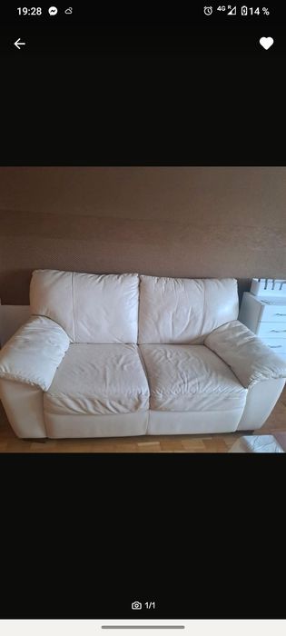 Canapea piele pentru două persoane