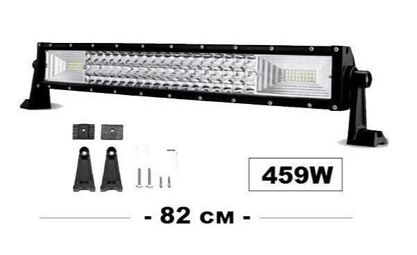 Лед Бар прав 80см. №3772-2 Мощен OFF ROAD LED BAR в 3 реда 153D-459W L