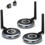 Безжичен HDMI предавател AIMIBO и 3 приемника, 30M с приложение, 5.8G
