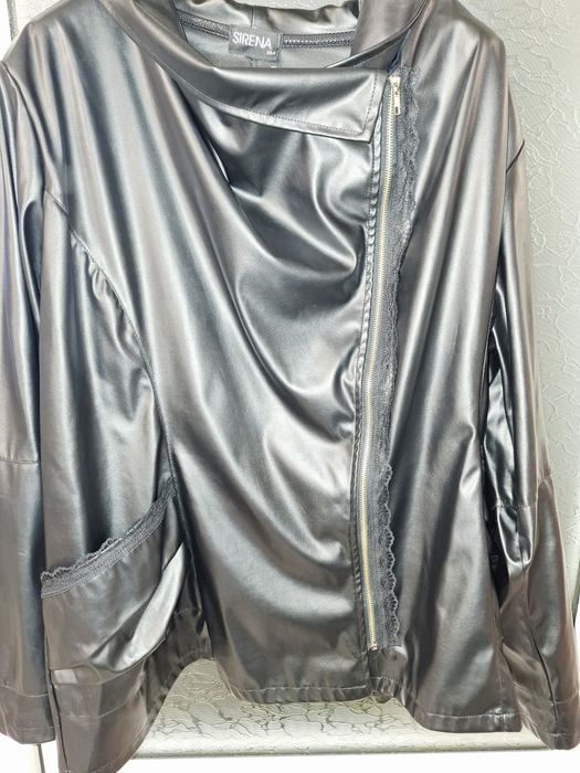 Кожено яке макси размер