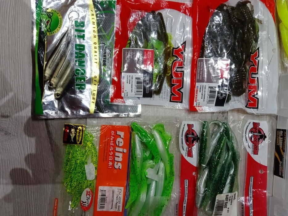 Naluci de pescuit salau, clean, biban