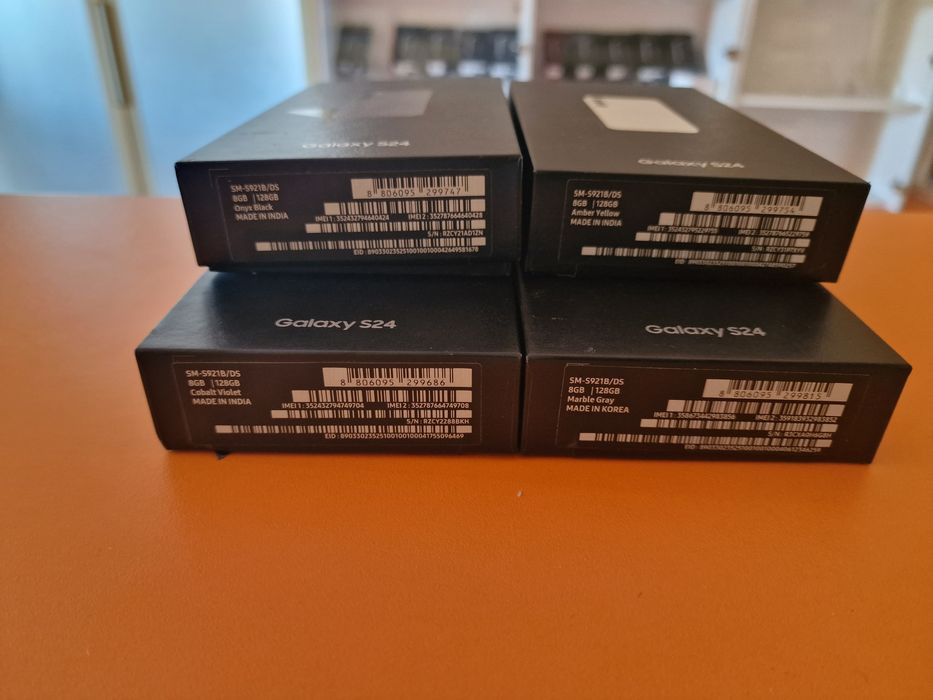 Samsung Galaxy S24 5G 128gb Dual Sim Black open box garantie bonus