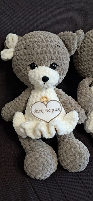 Плетена играчка мече