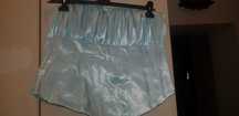 corset bleu glace