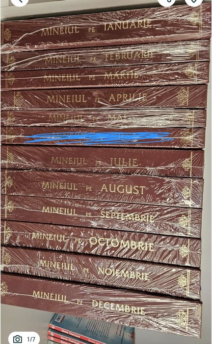 Vand set 11 carti Minei Ianuarie - Decembrie lipsa iunie