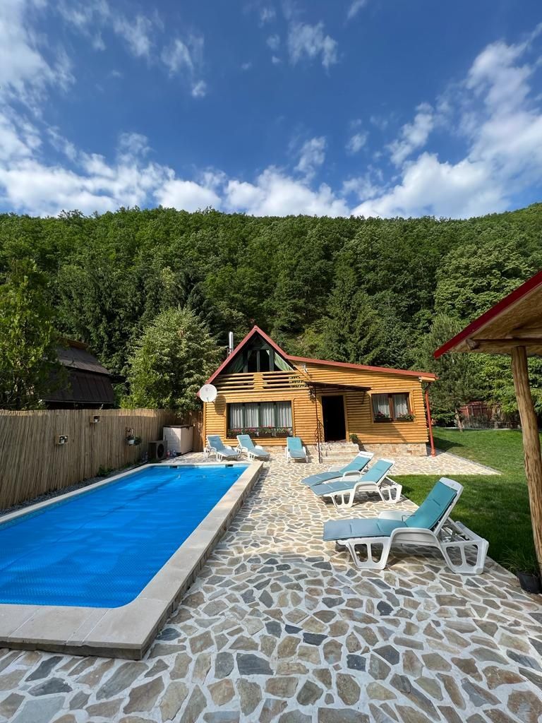 Cabana cu piscina de inchiriat in Valea ierii