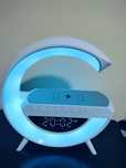 Lampa cu  incarcare wireless ,, ceas si boxa bluetooth
